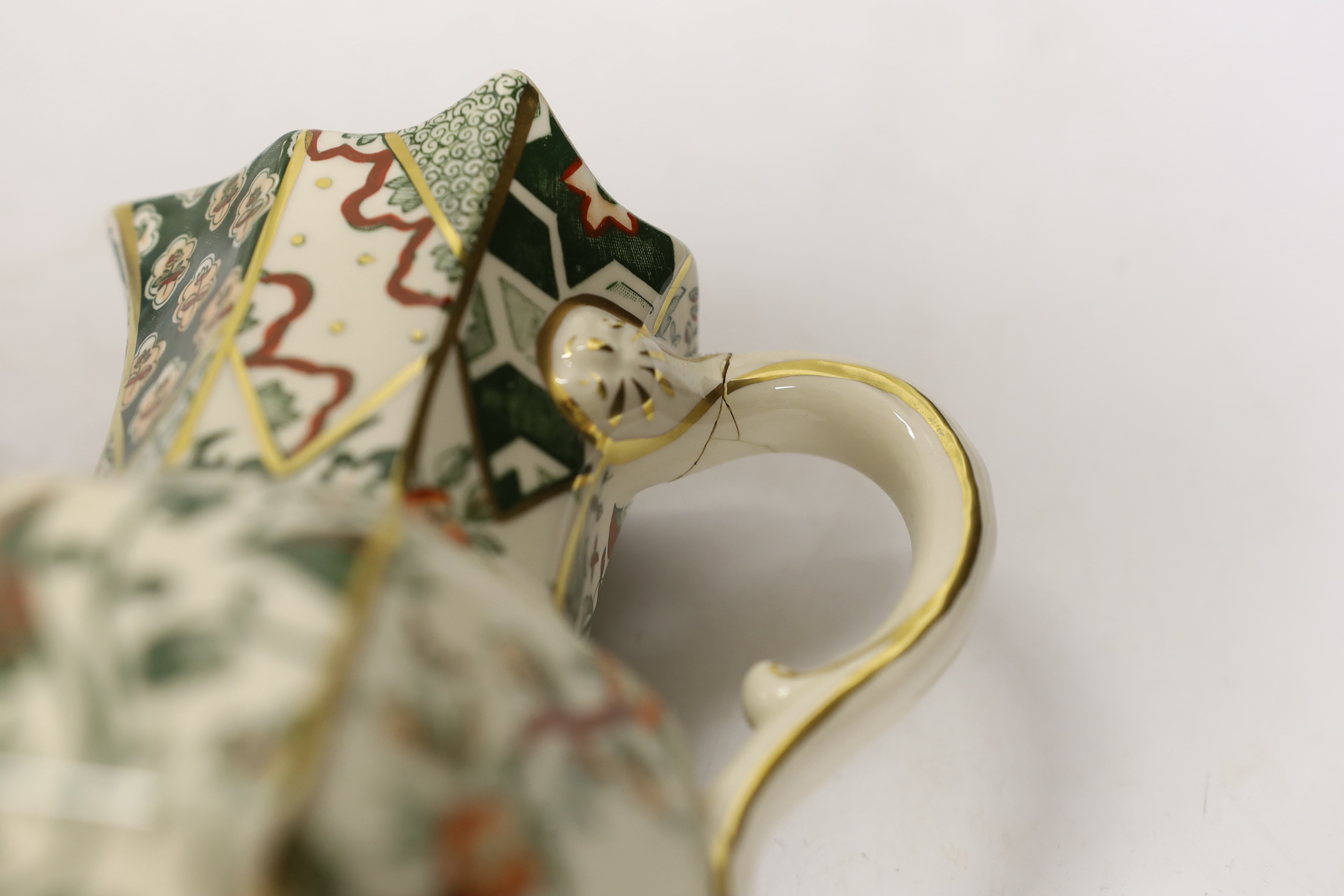 Seven late 19th century and early 20th century jugs, tallest 19cm